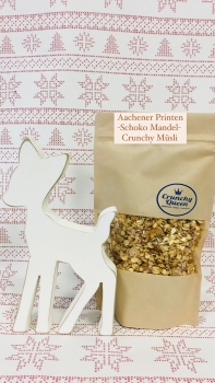Weihnachtsmüsli: Aachener Printen -Schoko Mandel- Crunchy Müsli